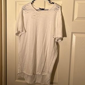 Mens Jordan Craig distressed t shirt